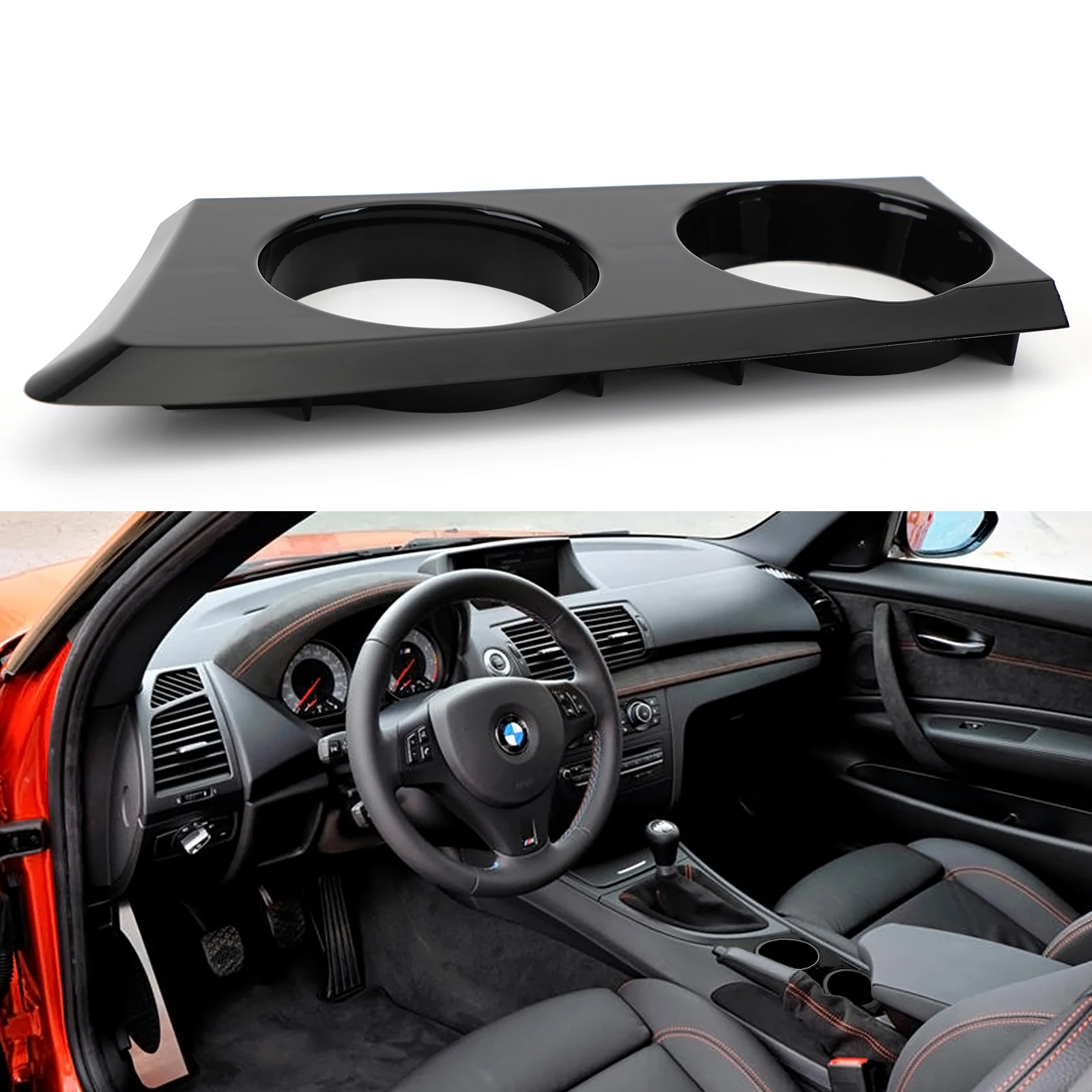 Cup Holder For BMW 1 Series E81 E82 E87 E88 Hatchback Coupe