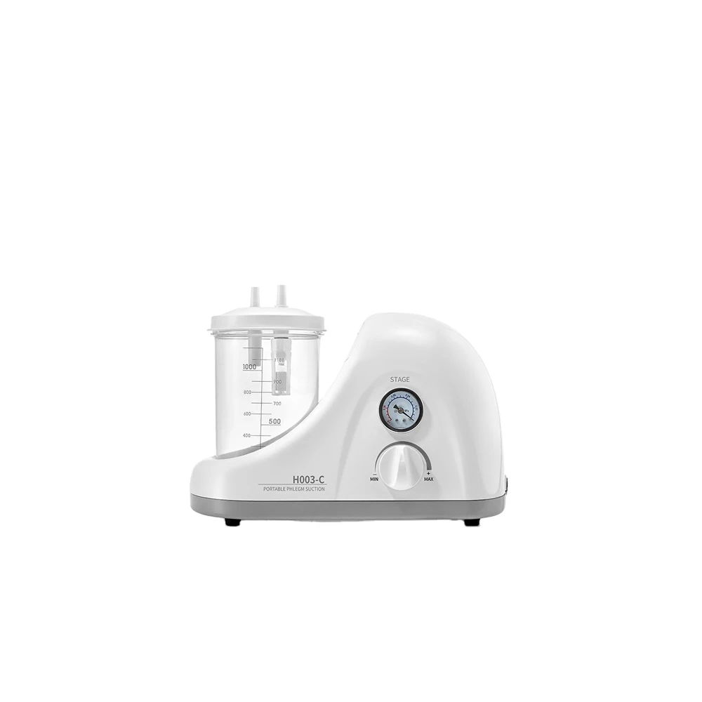 Advanced Portable Medical electric vacuum suction aspirator pump apparatus unit single bottle phlegm suction machine Device