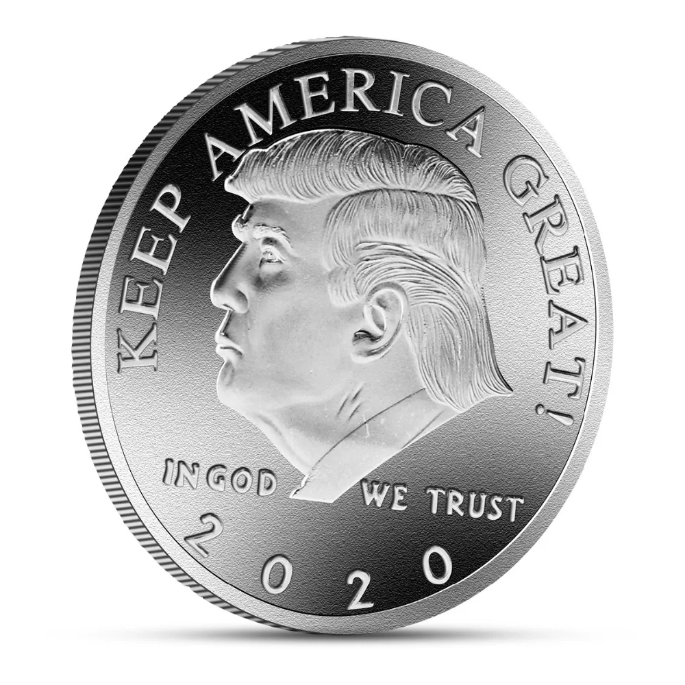 Дональд Трамп держать Америку великим коммандером главный Золотой вызов монеты памятная Америка 45-й президент Новая монета