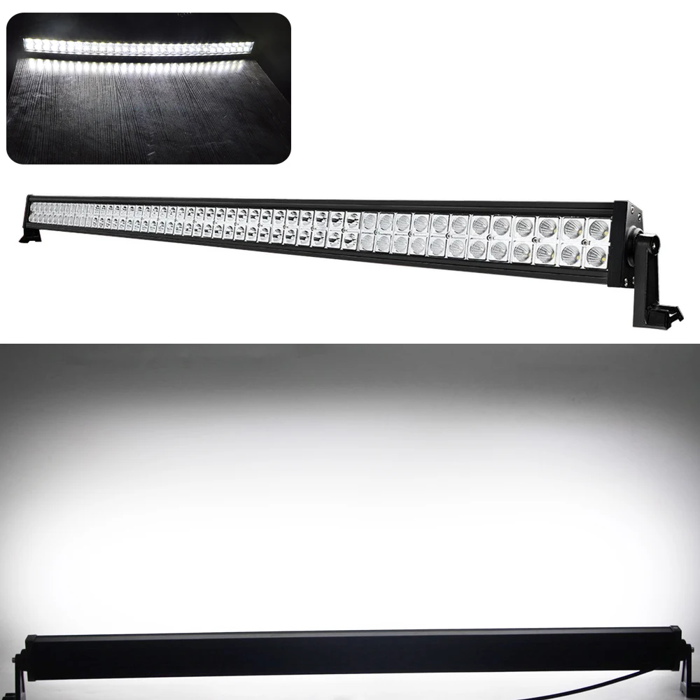 Для Polaris Ranger 1000 900 обычный crew XP и 570 50 дюймов 288 Вт прямой светодиодный светильник с монтажным комплектом и кронштейнами А-стойки