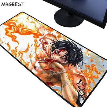

MRGBEST One Piece Poacher King Luffy Japan Anime Mouse Pad Players Play Mat Large Size Rubber Non-slip Game Lockedge Padmouse L