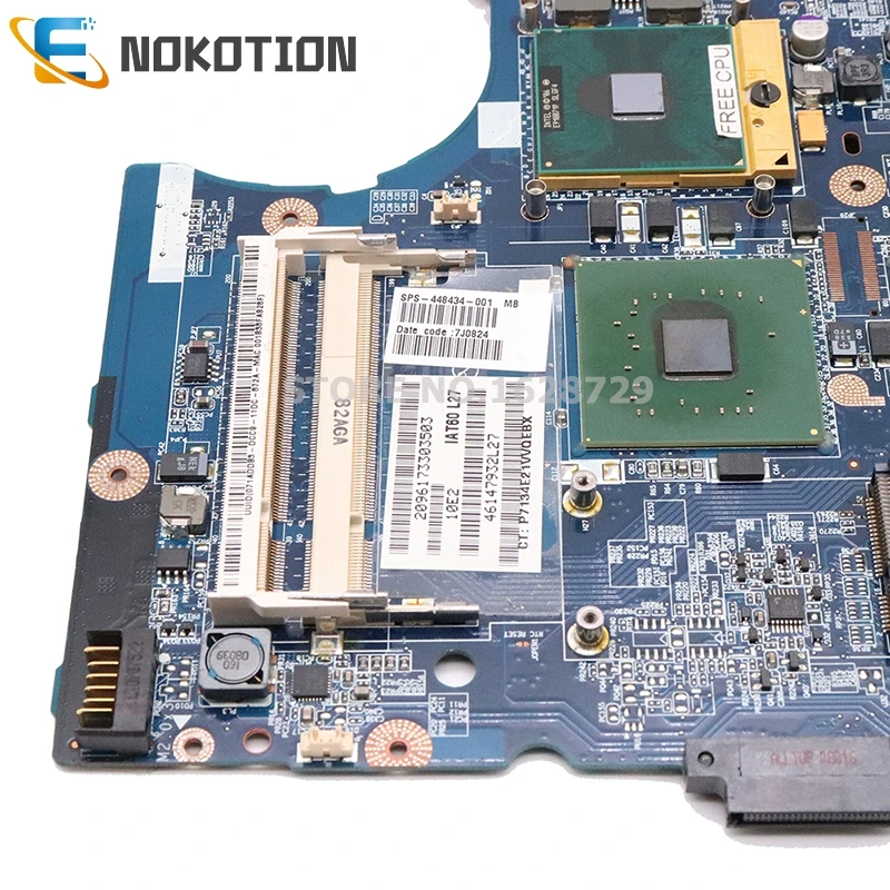 NOKOTION 448434-001 LA-3491P Laptop Motherboard