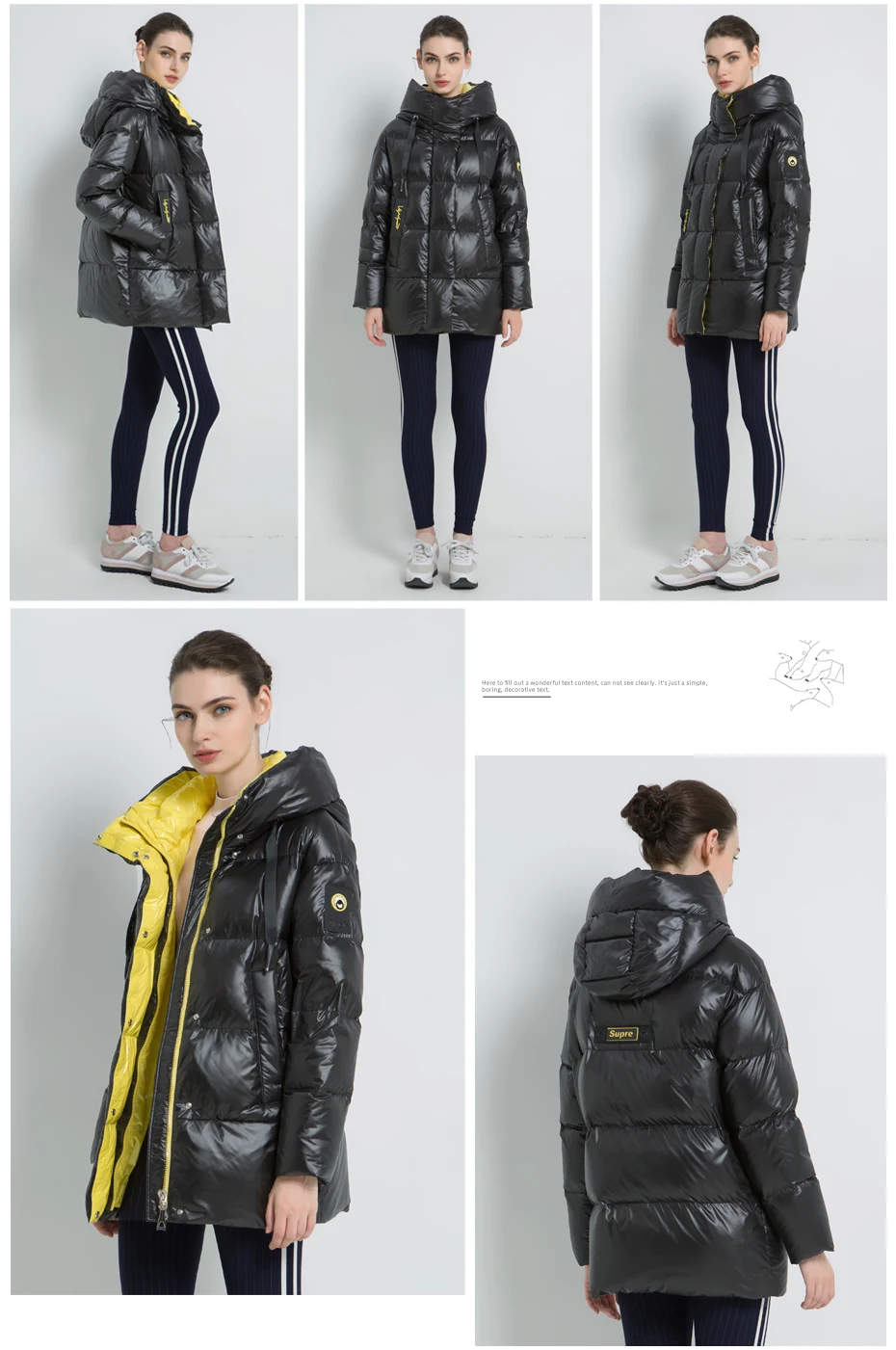 2019 Новая зимняя Женская куртка высокого качества с капюшоном пальто женские модные куртки зимняя теплая женская одежда повседневные парки