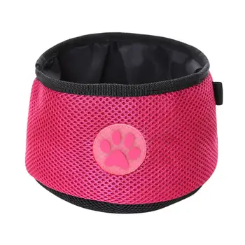 

Outdoor Waterproof Collapsible Pet Dog Bowl Food Container For Water Pet Food Bag For Traveling Hiking Camping 2020