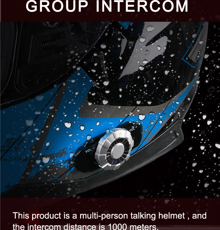 Moto rbike Bluetooth шлем moto rcycle интегральный двойной козырек полный шлем для лица Встроенный FM домофон Поддержка 6 Rider Talk casco moto