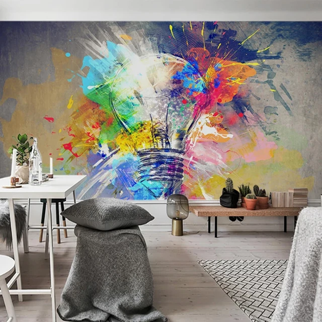 Multicolor 3D Wallpaper, For Wall Decor