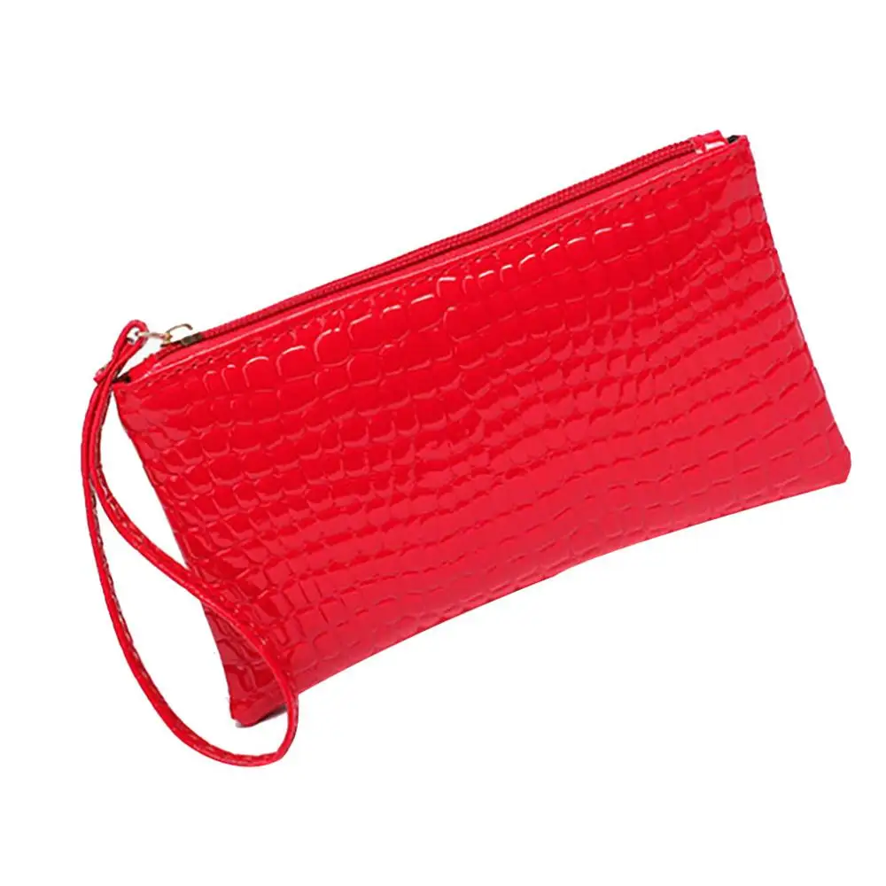 

Women Leather Clutch Handbag Bag Coin Purse Simple Fashion credit card Wallet Coin Bag Pouch Clutch Solid color Zipper H1
