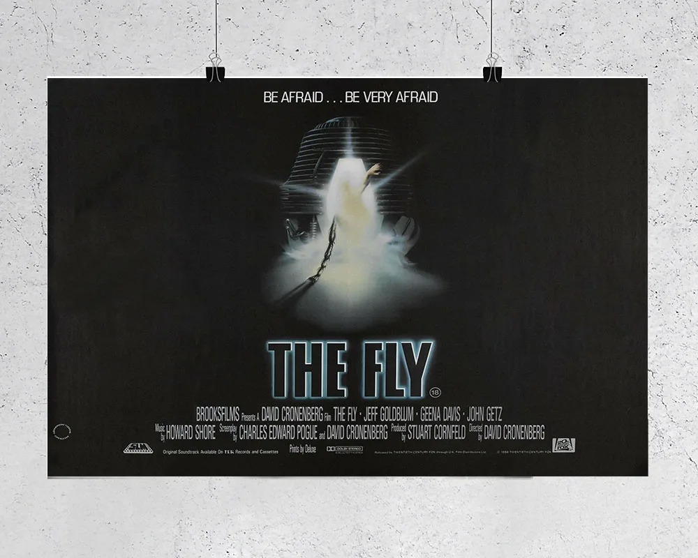 L224 THE FLY Movie 1986 Jeff Goldblum David Cronenberg