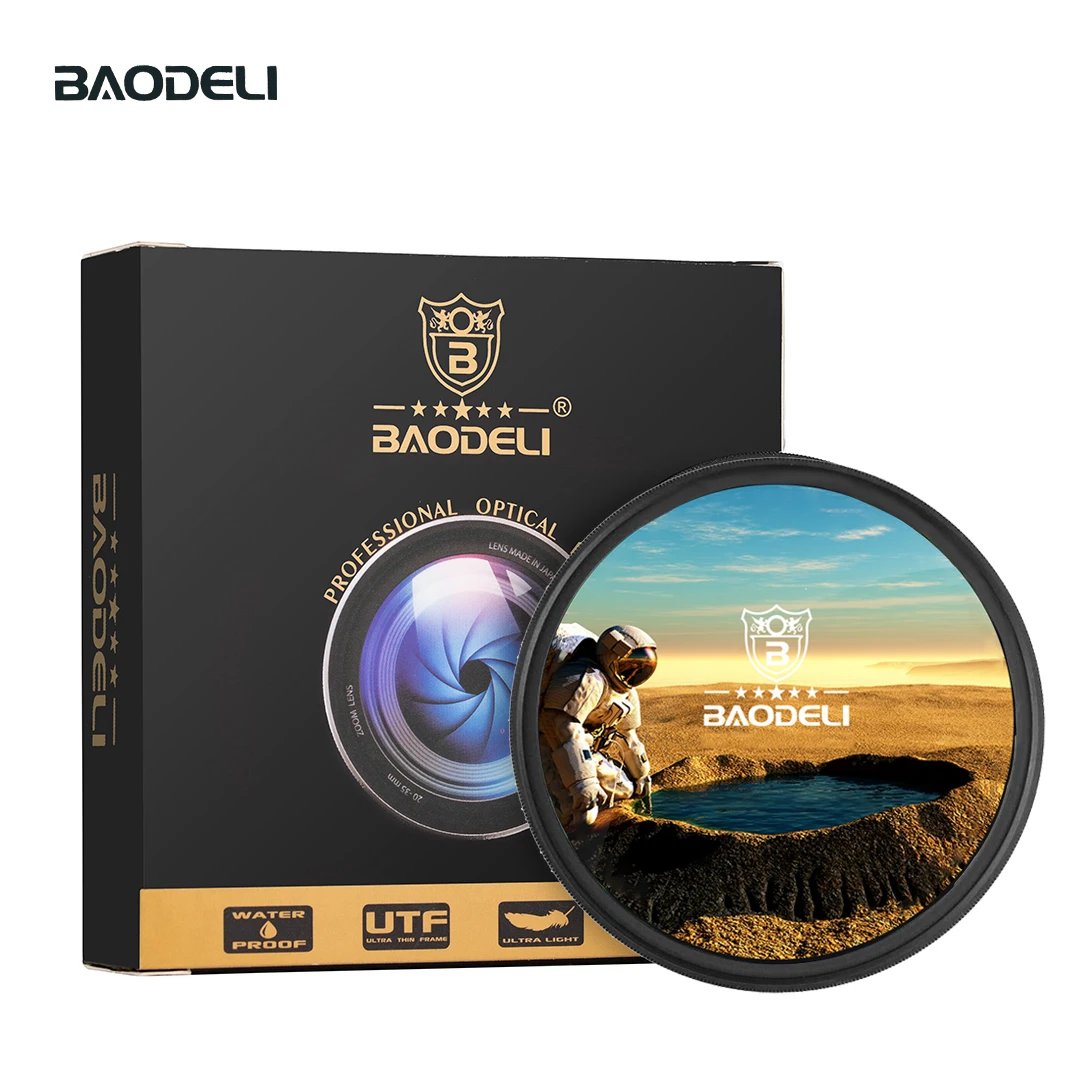 BAODELI 16 слоев покрытия MC УФ фильтр 49 52 55 58 62 67 72 77 82 мм для Canon 77d T6 Eos 400 450 2000 d Nikon Sony