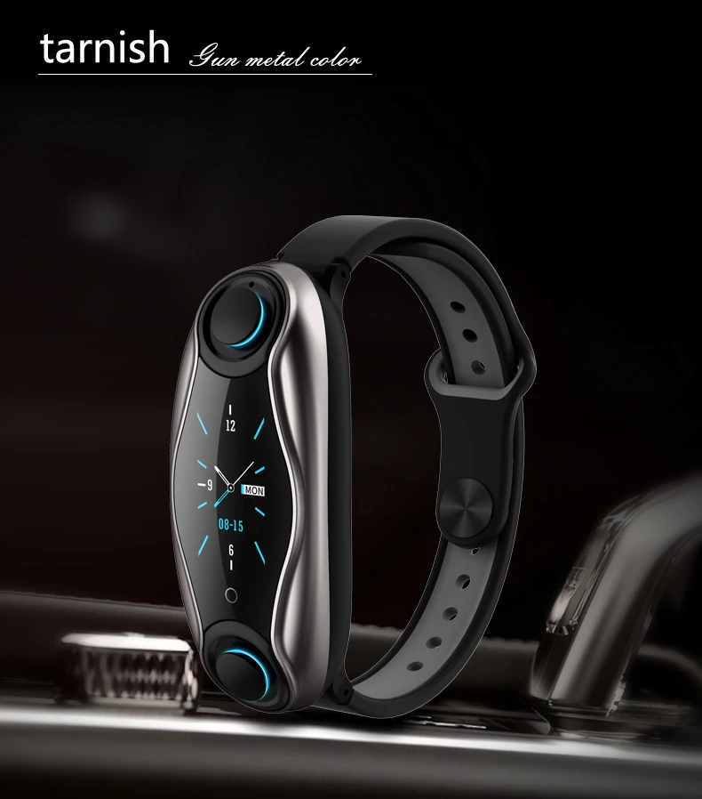 MAFAM T90 умные часы с наушниками bluetooth наушники-браслет умные часы для мужчин кровяное давление Смарт-наручные часы с bluetooth