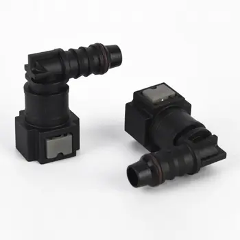 

Motorcycle Hose Coupler ID6 Female 7.89mm Elbow Fuel Line Quick Connector Y4QC
