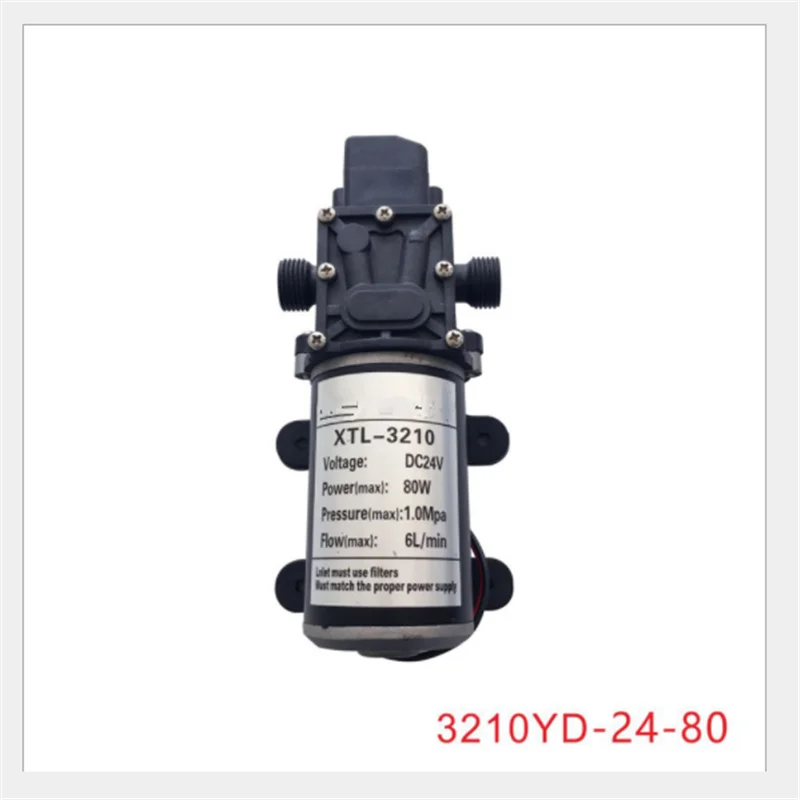 Hot Selling High Quality Fast Delivery DC12V DC24V 80W 6L/Min 1Mpa Water High Pressure Diaphragm Self Priming Pump