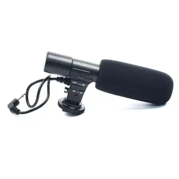 

MIC-01 Stereo Camcorder Microphone For Nikon Canon Phone Computer Microphone For Xiaomi X PC Samsung Camera DSLR Mobile iph Y6W1