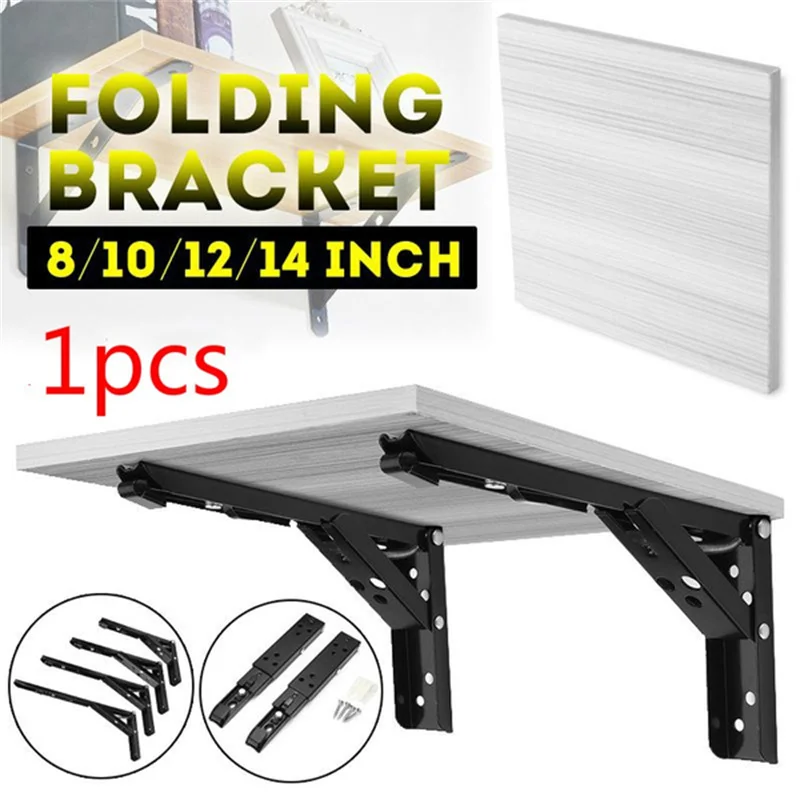 Triangle Folding Angle Bracket Heavy Support Adjustable Wall Mounted Bench Table Shelf Furniture Hardware | Обустройство дома