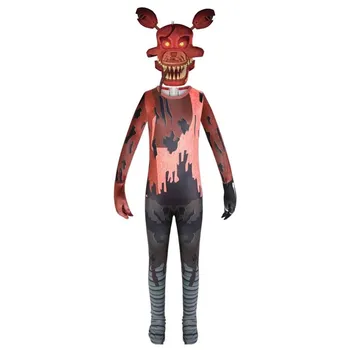 

Anime Children's Halloween Five Nights at Freddy's Cosplay Costume Boys Performance Clothing Coverall Christmas Gifts