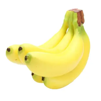 

5pcs Banana Prop Realistic Fashionable Simulation Artificial Banana Prop Fruit Prop Banana Photography Prop for Photo Decoration