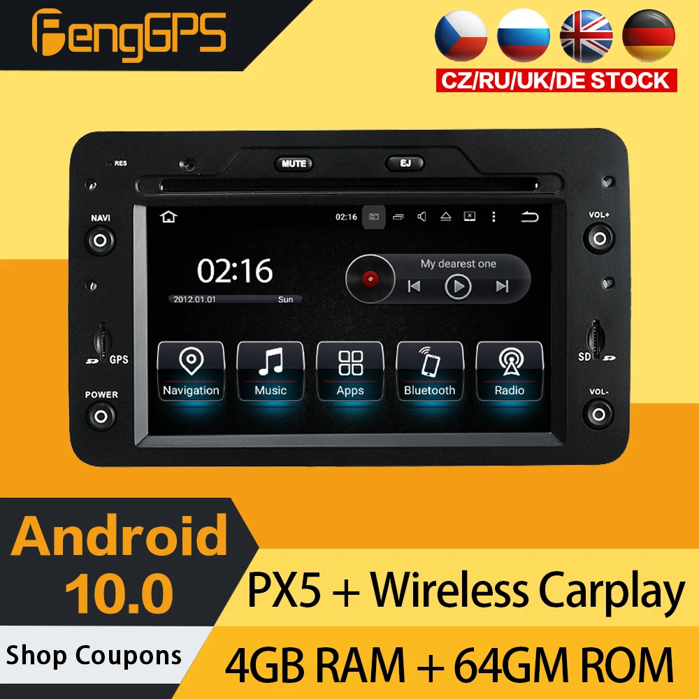 

Android 10 для Alfa Romeo Spider 159 Brera сенсорный экран автомобильный DVD Радио Стерео рекордер мультимедийный плеер GPS-навигация головное устройство