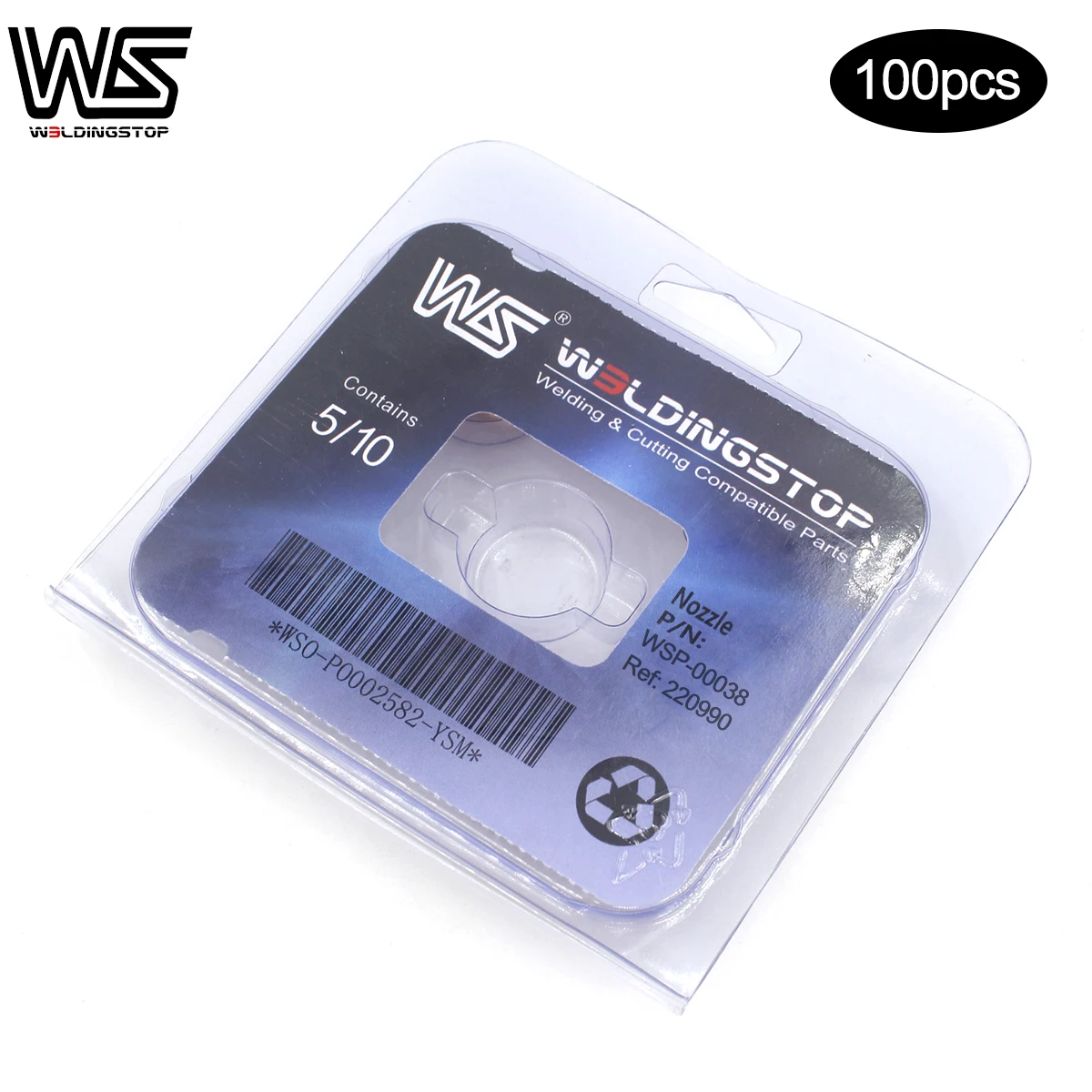 US $199.00 100pcs Plasma nozzle tip 220990 for 100A air plasma cutting consumables