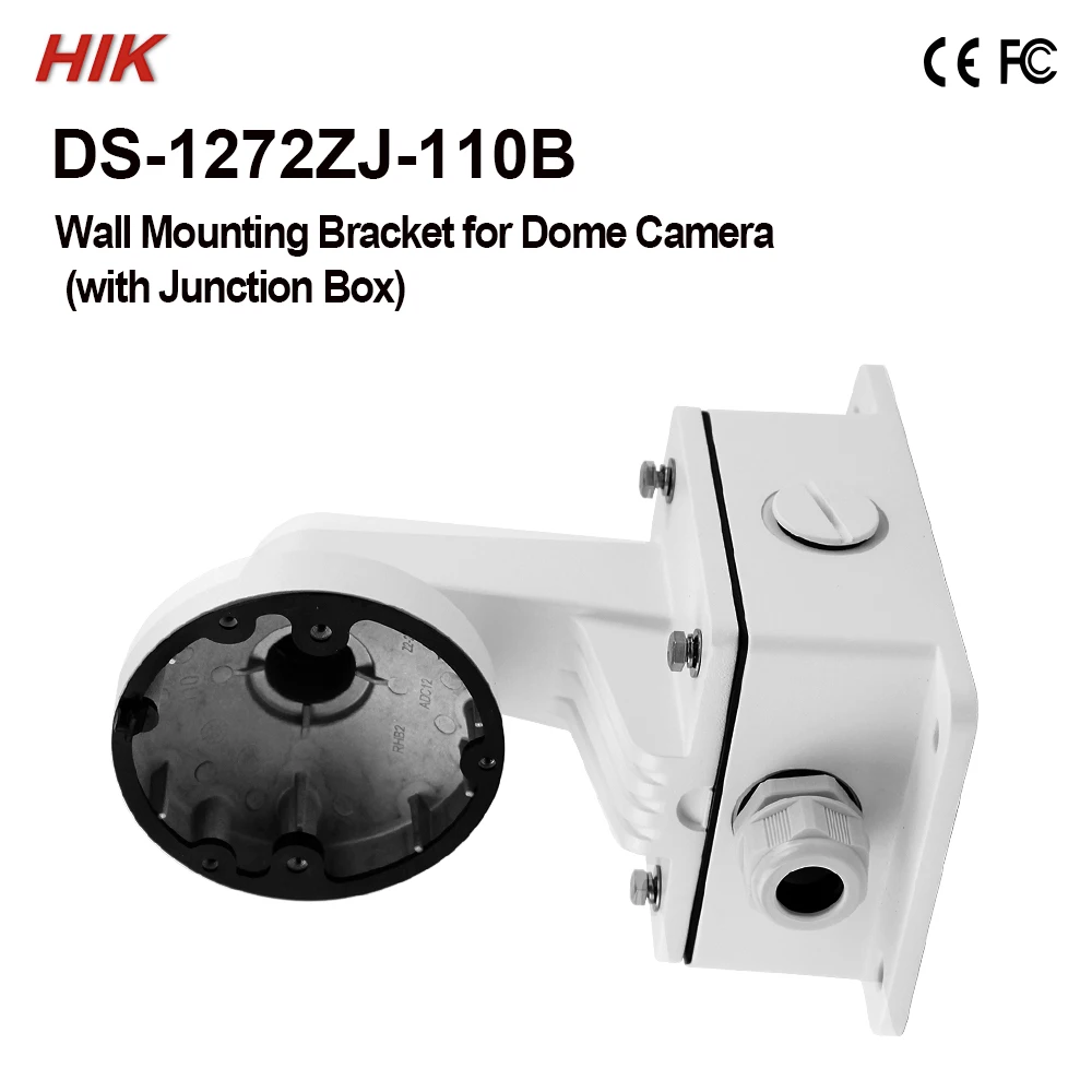 DS-1272ZJ-110B Hik настенный кронштейн с распределительной коробкой Hik купольная камера кронштейн для купольной DC-2CD21 серии CCTV аксессуар корпус