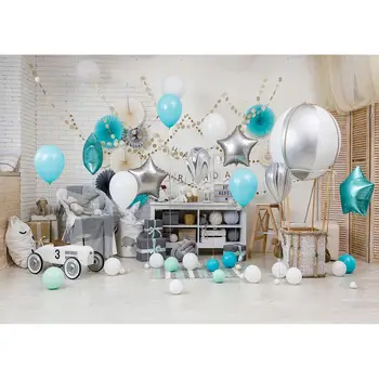 

Balloon Gifts Room Photography Backdrop Customized Background for Children Birthday Party Baby Shower Photophone Photo Studio