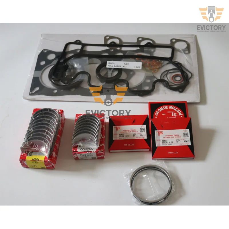 overhauling cylinder head gasket For Isuzu repair gasket 3LD1 full