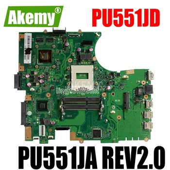

For Asus PU551JD motherboard PU551J PU551JD PU551JA REV2.0 Mainboard DDR3 100% tested