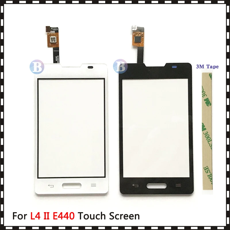 Replacement high Quality 3.7&quot For LG Optimus L4 2 II E440 and Dual E445 Touch Screen Digitizer Sensor Outer Glass Lens Panel | Мобильные