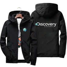 

National Geographic Jacket Men's Survey Explorer Top Jacket Men's Fashion Outdoor Clothing Funny Windbreaker Hooded Jacket