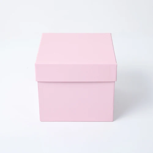 large pink box Квадратная мини-подарочная портативная коробка для упаковки цветов, коробка для букетов, свадебные украшения, упаковочные коробки для цветов - Цвет: large pink box