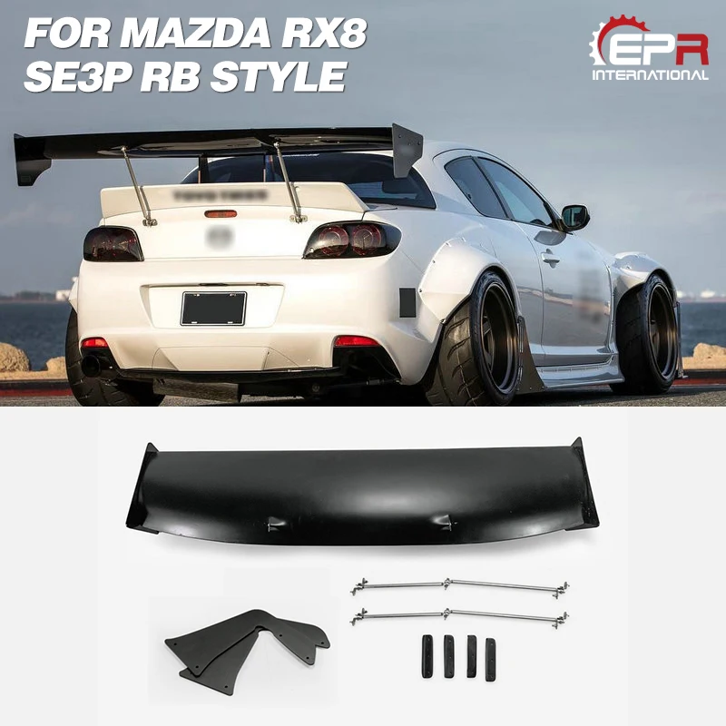 Автомобильные аксессуары для Mazda RX8 SE3P Роба Стиль FRP волокна Стекло задний спойлер