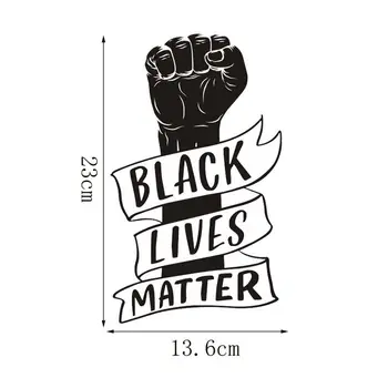 

Fist Stickers Hot Sale Black Lives Matter Creative Car Sticker Laptop Stickers Glass Window Stickers Remove PVC Sticker