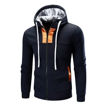 

ZNG 2020 Fashion Men's Sweatshirt moletom Autumn Winter Long Sleeve Patchwork Hoodie Casual Loose Male Sweatshirt Top