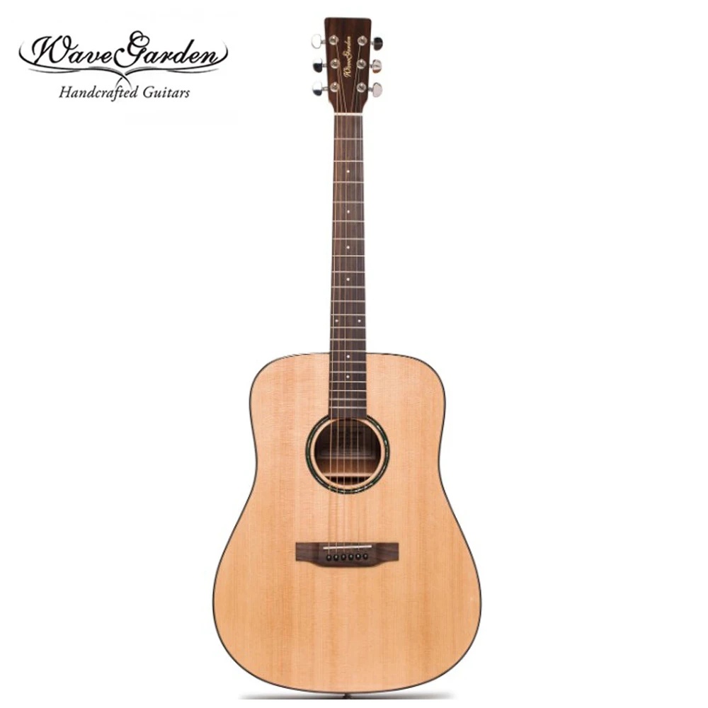 Professional Acoustic guitar 40 41 inch Spruce top Solid Wood musical Stringed instruments steel strings guitarras Hot china OEM