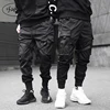 <p> Ribbons Cargo Pants Men Casual Streetwear Harajuku Pants Hip Hop Trendy casual youth slim pants Stylish Men's Jogger Trousers