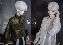 BJD – vêtements de poupée blancs à manches lanternes, chemise ample en mousseline de soie, hauts bjd pour 1/3 1/4 BJD SD MSD oncle POPO68 SSDF taille de poupée
