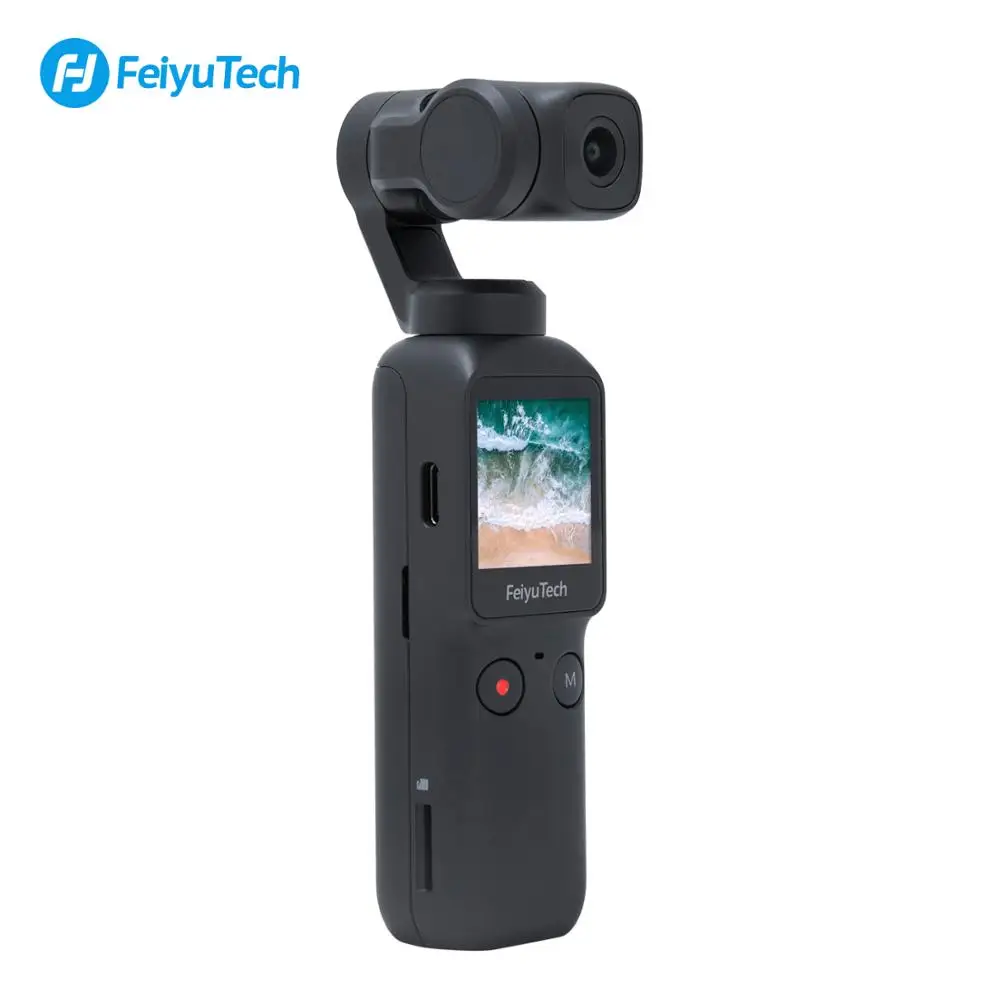 US $249.00 Feiyutech Pocket Stabilized Action Camera 6Axis Hybrid Stabilization 4K 60fps 270 Mins Handheld Feiyu Gimbal Stabilizer