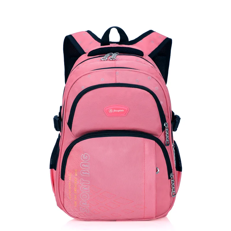 JIULIN женский рюкзак Mochilas сумка через плечо для путешествий для девочек-подростков - Цвет: Розовый