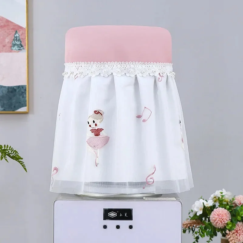Drinking Fountain Cover Dust Cover Bucket Towel Household Living Room Drinking New Nordic Minimalist Modern Lace water dispenser cover