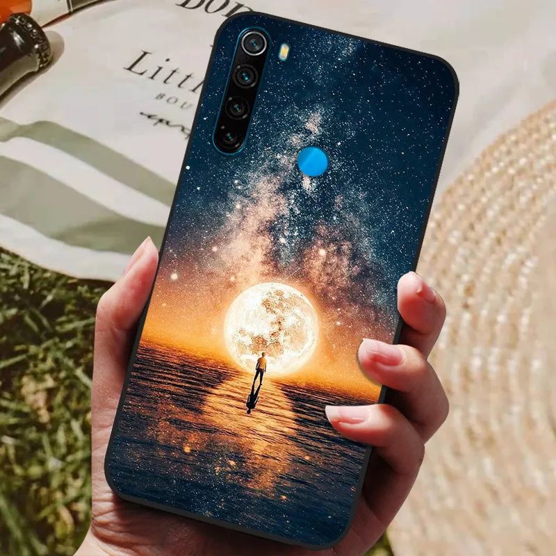 For Xiaomi Redmi Note 8 2021 / 8T Back Cover Silicone Phone Case For Redmi Note 8T Note8T 8 T Funda Note8 Pro Coque Bumper Shell wallet cases Cases & Covers