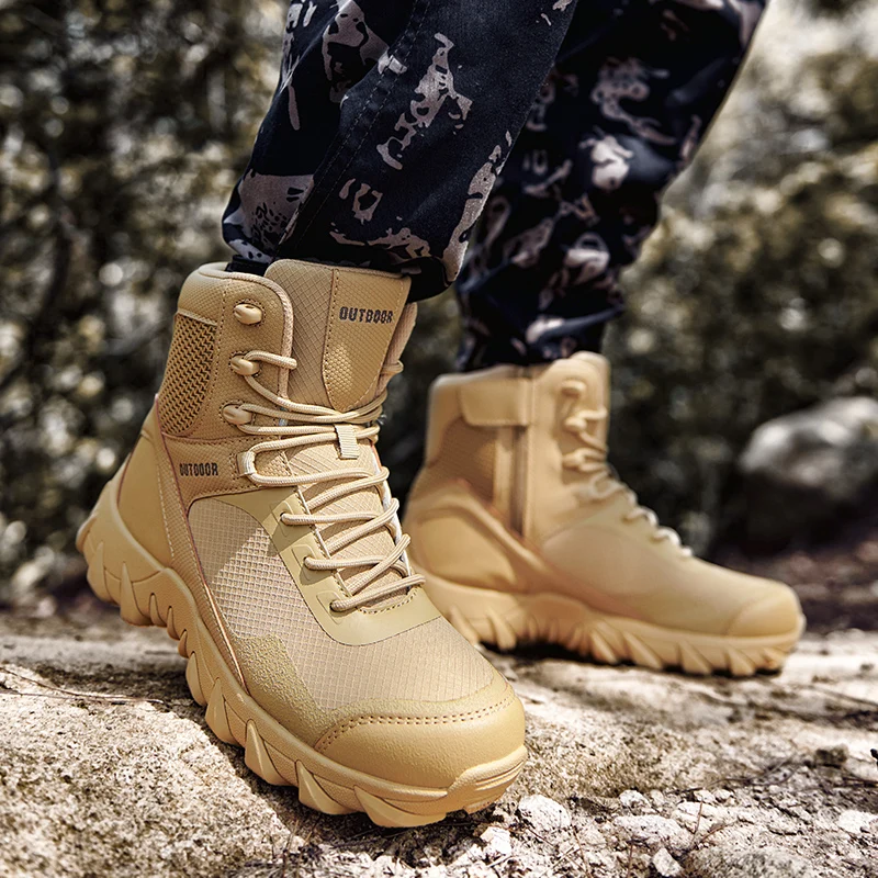 New High Men Military Combat Boots 