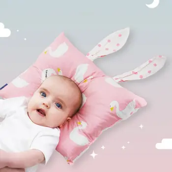 

Cartoon Rabbit Shape Baby Pillow 3D Anti-head Newborn Kids Cotton Pillows