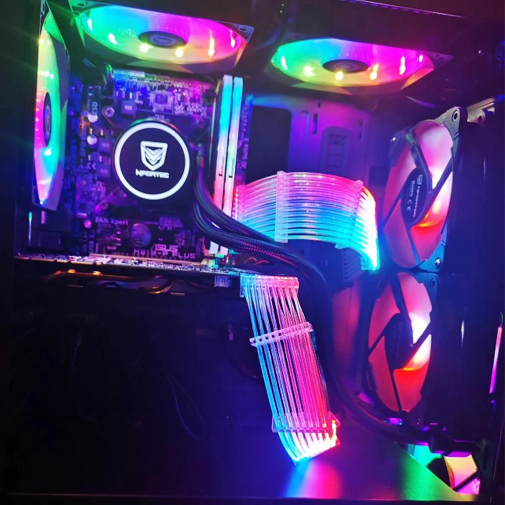 ARGB GPU, 8Pin Rainbow Strip, 8 +