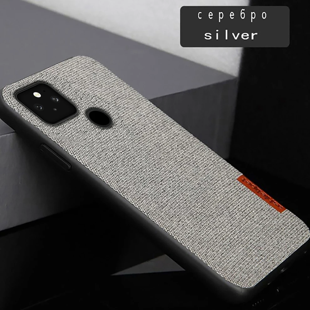 LANGSIDI Man Canvas Leather Magnetic Phone Case For Google Pixel 6 Pro 6 5 4A 5g 5A shockproof Protective Cover For Pixel 4A 5G