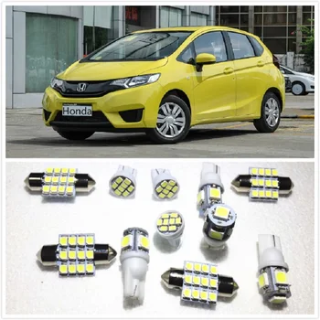 

11 set White LED Lights Interior Package T10 & 31mm Map Dome For Honda Fit City Pilot Odyssey Civic Insight CR-V CR-Z 2000-2019