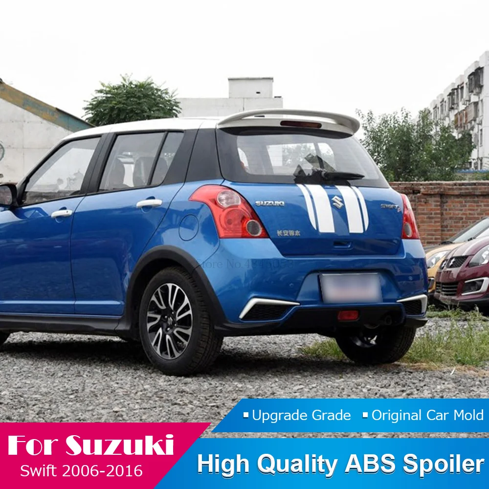 AITWATT для Suzuki Swift 2006 до 2016 черный Задний спойлер высокого качества ABS Материал