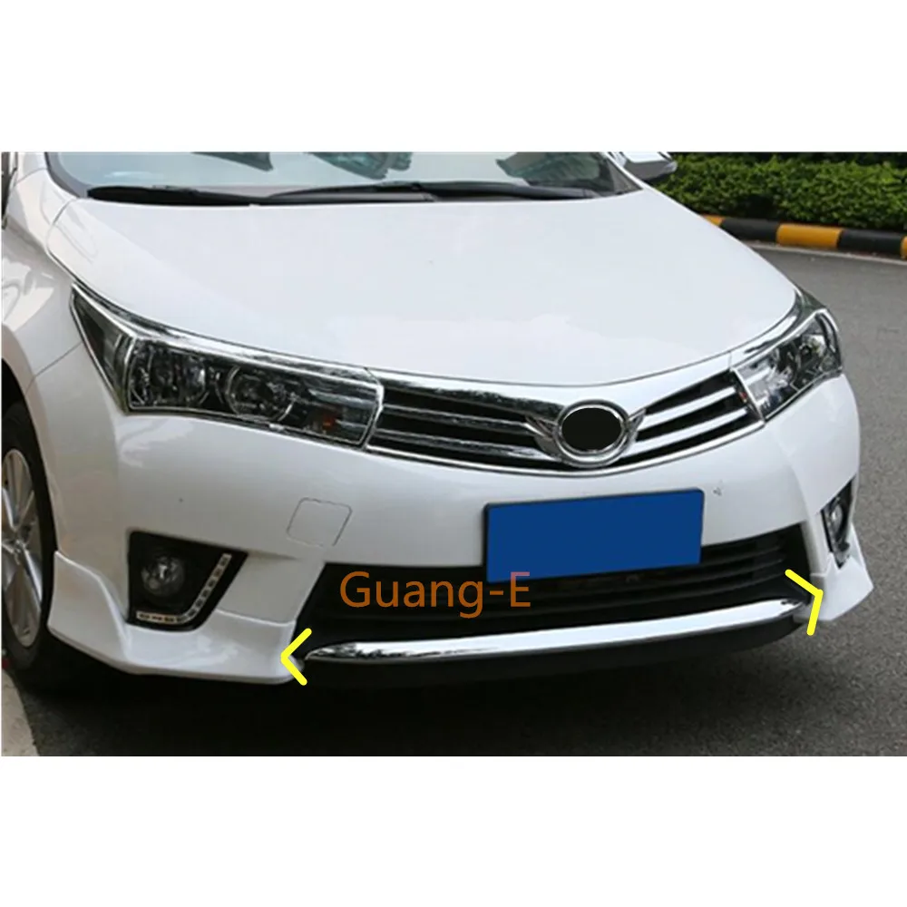 Для Toyota Corolla Altis 2014 2015 2016 Автомобильная крышка бампер двигателя ABS хромированные