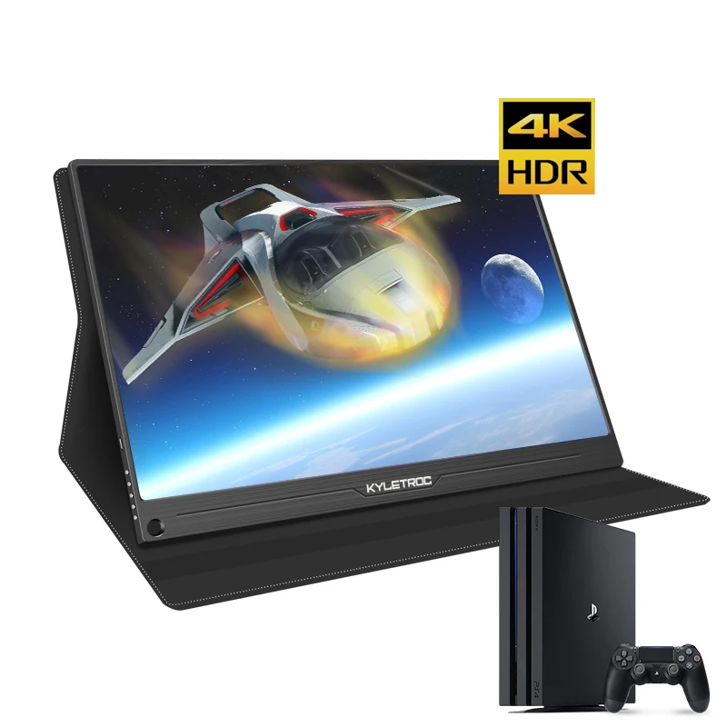 Портативный монитор 4K 15 6 ”светодиодный usb type C Hdmi игровой ips 1080p HD дисплей для PS4