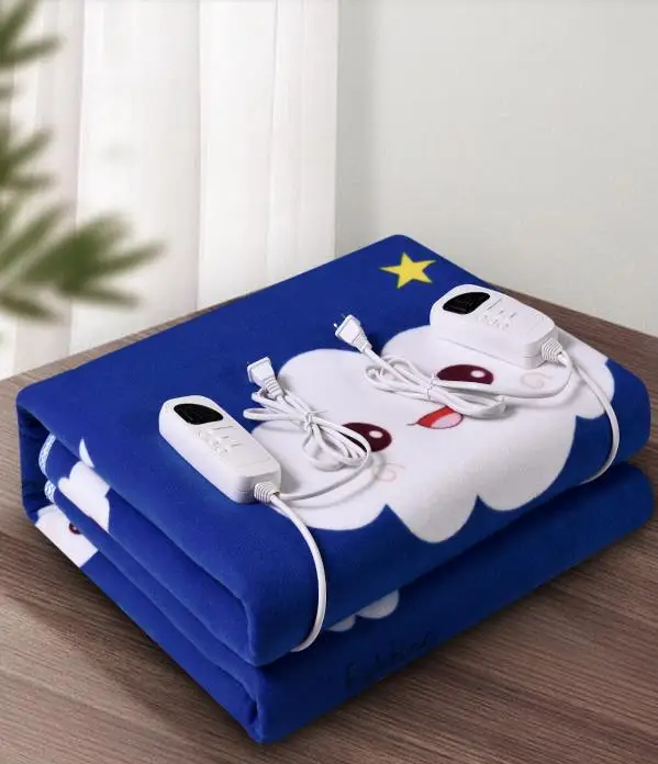 Electric Blanket Electric Blanket Double-Person Dual-Control Thermostat  Household Dehumidification Radiation-Free Heating Pad
