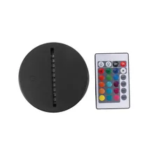 1/5/10Pcs/Lot 3D LED Lamp Base Acrylic Night Light Base LED USB Touch Remote Control Lighting Accessories Base Lamp Cord