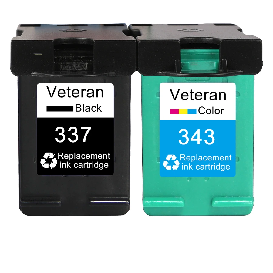 Чернильный картридж Veteran 337XL 343XL для принтера HP 337 343 XL Photosmart 8049 8050 8050xi C4100 C4140 C4150 |